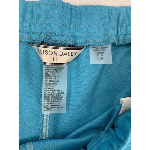 Allison Daley Women's Sky Blue Wrinkle Resistant Dress Pants - Picture 3 of 6